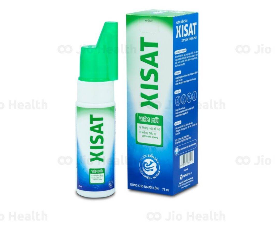 XỊT MŨI MUỐI BIỂN XISAT XANH CV NGƯỜI LƠN 75ML đảm bảo chất lượng an toàn sức khỏe,cam kêt hàng đúng mô tả