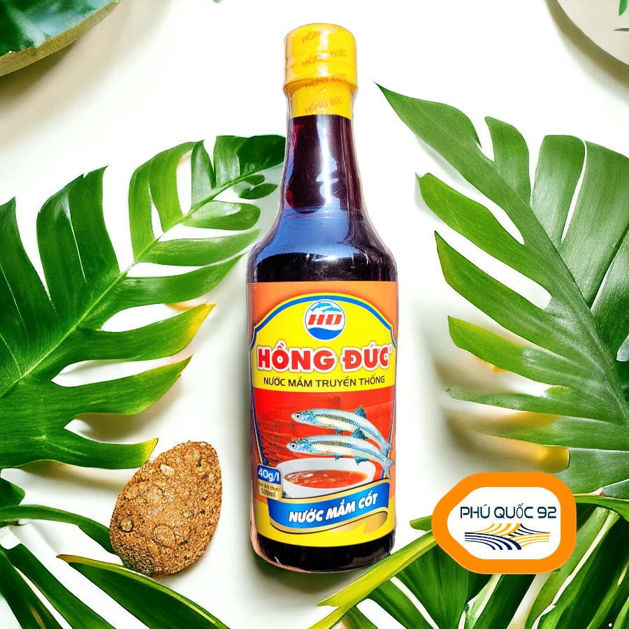 Nước mắm phú quốc - chai 500ml 40 độ đạm