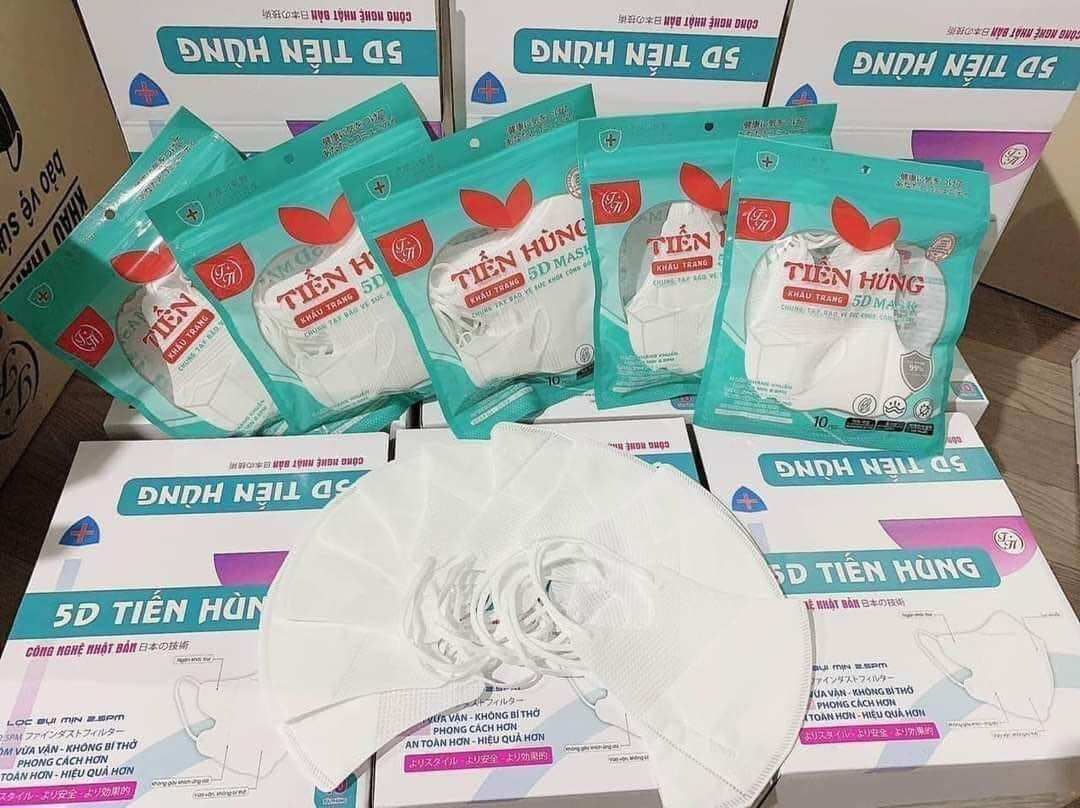 Khẩu trang 5d tiến hùng 1 thùng 100c