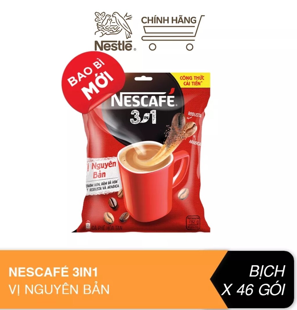 Cà phê nest đậm đặc bịch đỏ 46 gói