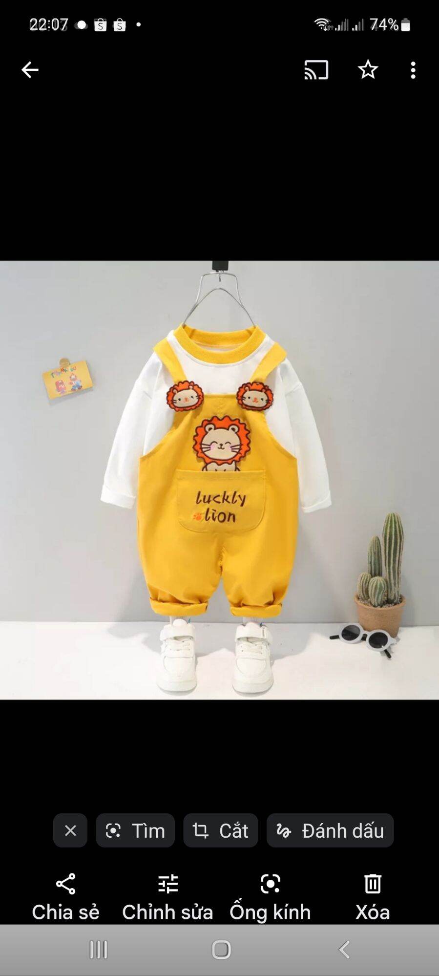 bộ Bodysuit yếm túi thu cho bé
