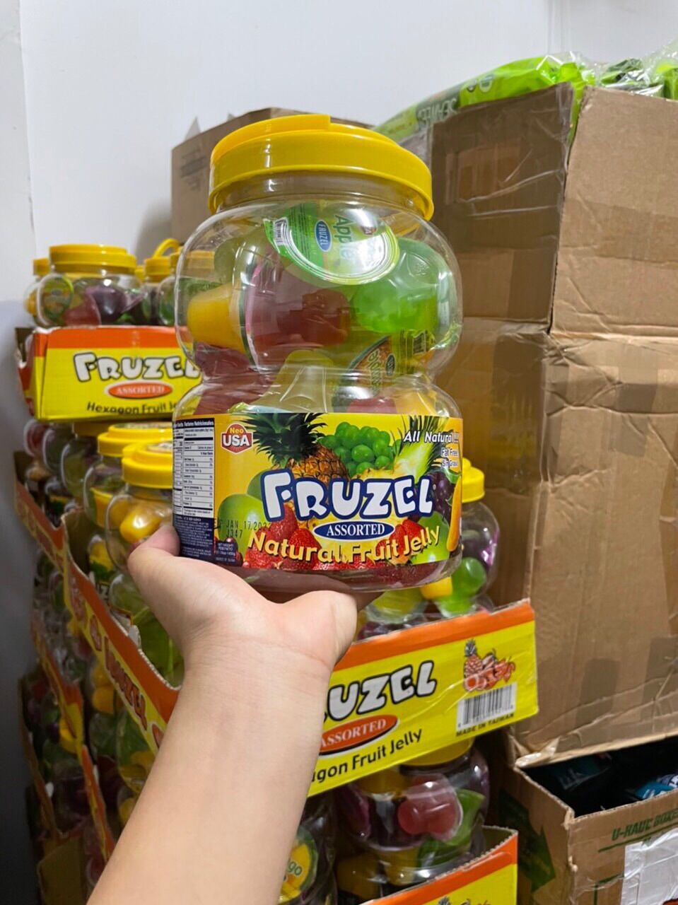 [HCM]Rau Câu Trái Cây Fruzel Của Mỹ (1.45kg)
