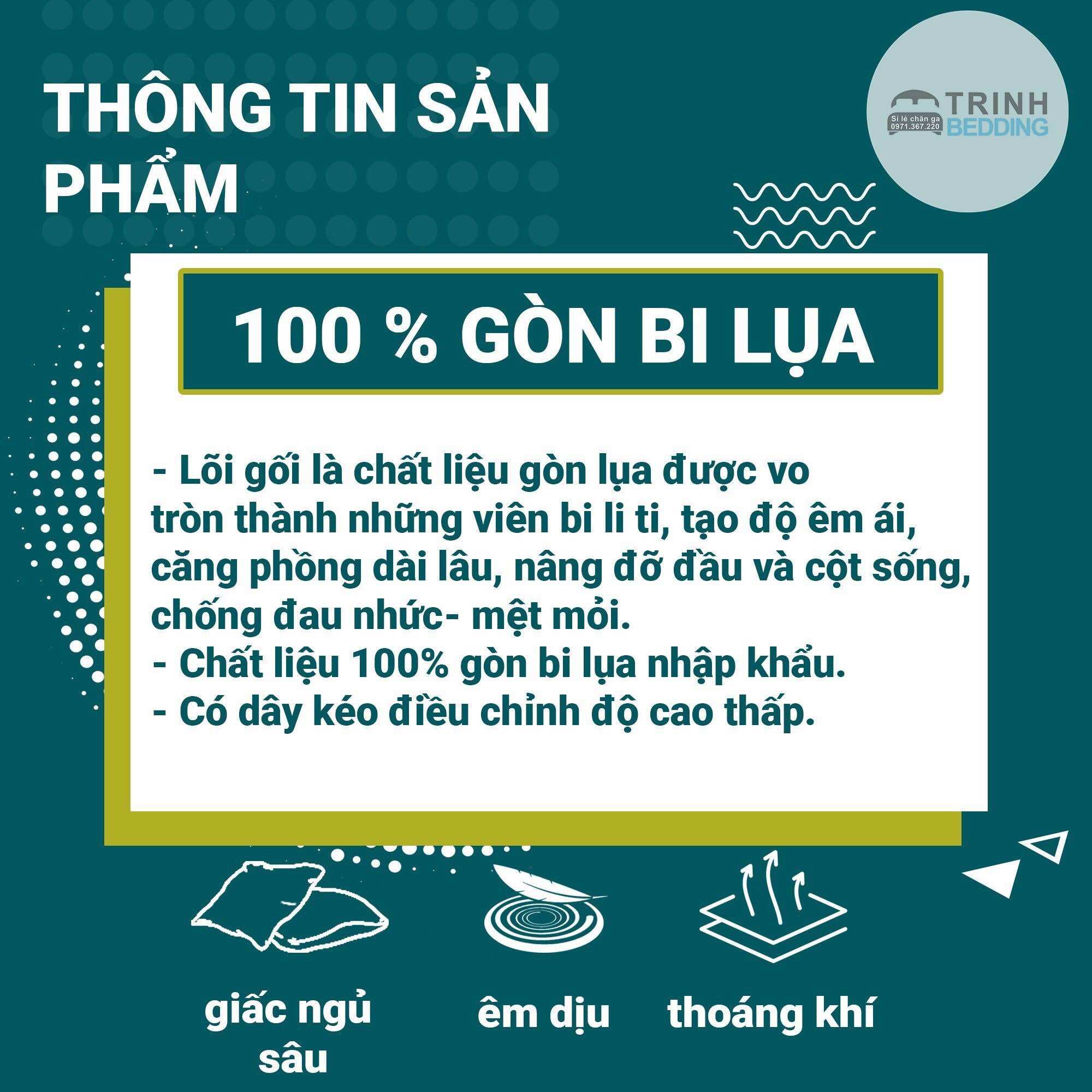Ruột Gối Nằm / Ruột gối ôm Micro Ball Trinh bedding