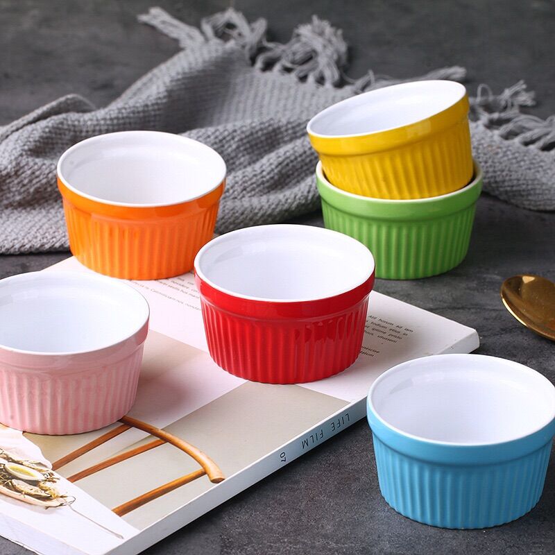Cốc Làm Caramen - Ramekin bằng sứ