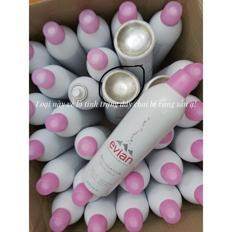 Xịt khoáng Evian 400ml hàng nội địa Pháp