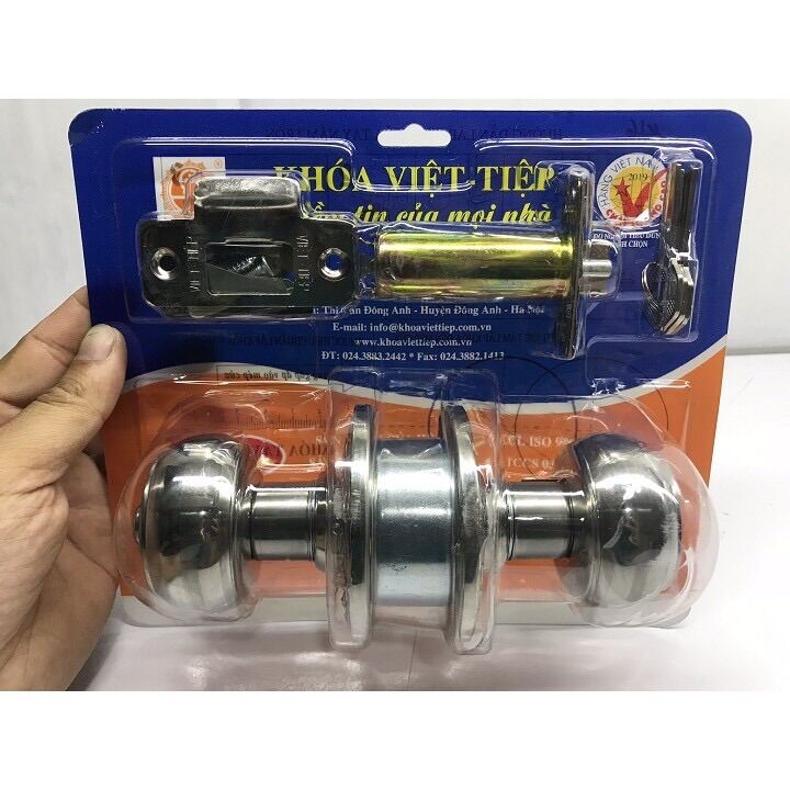Khoá tay nắm tròn Việt Tiệp đóng vỉ-Giá cạnh tranh