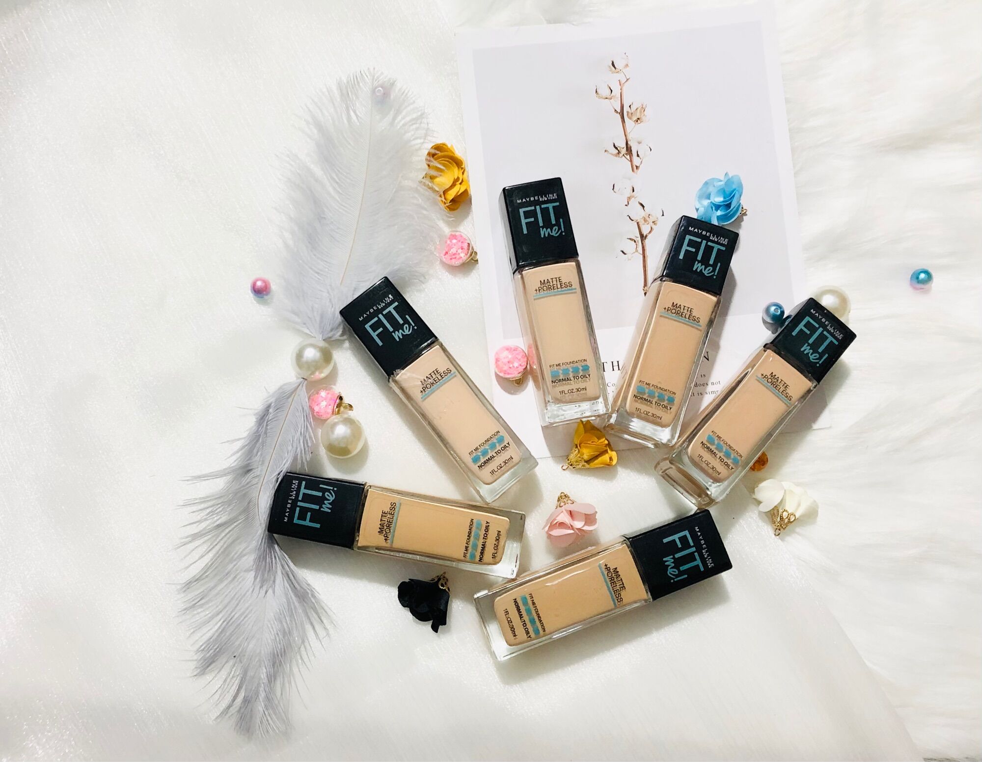 Kem Nền Mịn Lì Maybelline Fit Me Matte Poreless Foundation Pump 30ml