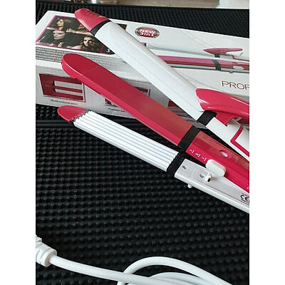 Máy làm tóc sonar 3in1 uốn xoăn lọn - duỗi thẳng - dập xù