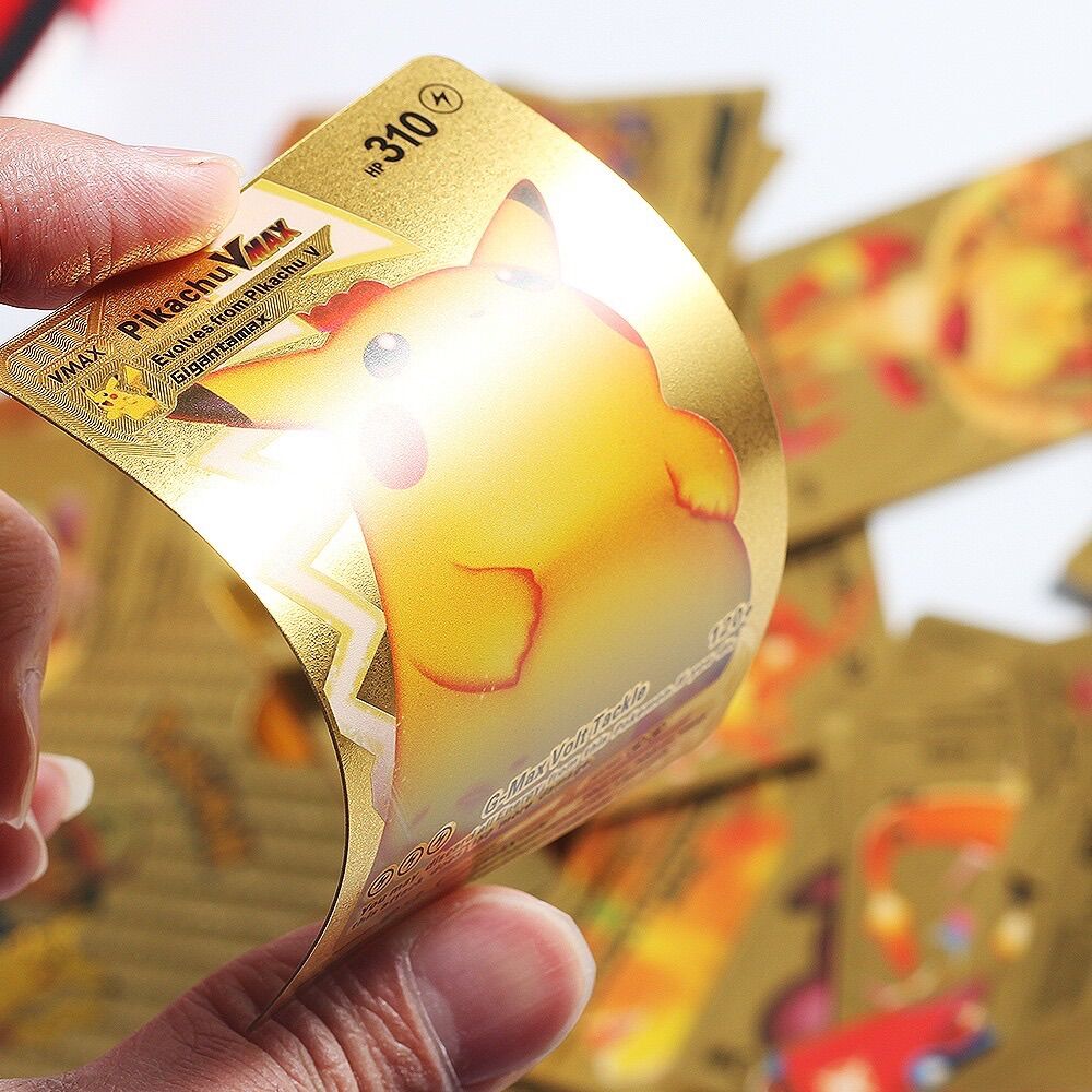 Hộp 20 thẻ bài pokemon mạ vàng