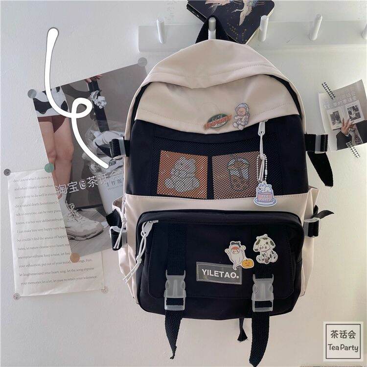 balo nữ keke Mirbag chất liệu vải bố ulzzang đi học balo laptop balo giá rẻ balo phong cách hàn quốc balo xinh xắn balo học sinh cấp 3 2