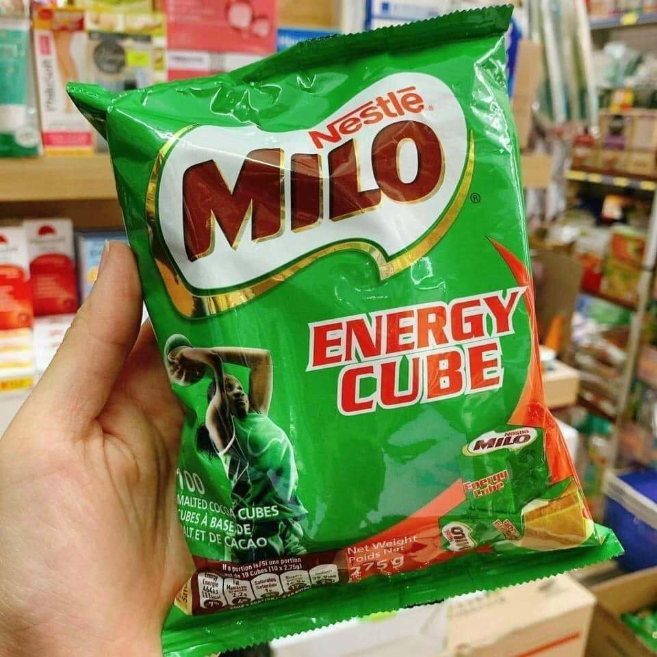 Gói 100viên kẹo milo cube thái lan