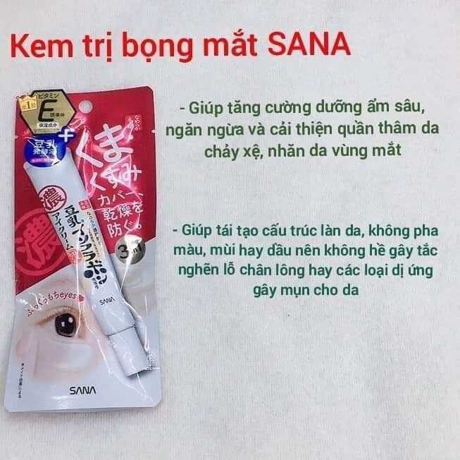 Kem mắt Sana 3 in 1 Nhật 20g