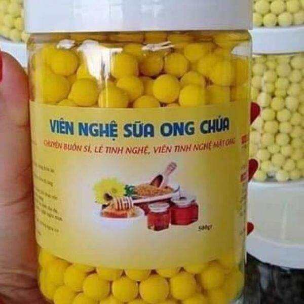 500g viên nghệ sữa ong chúa ( viên tinh bột nghệ vàng)