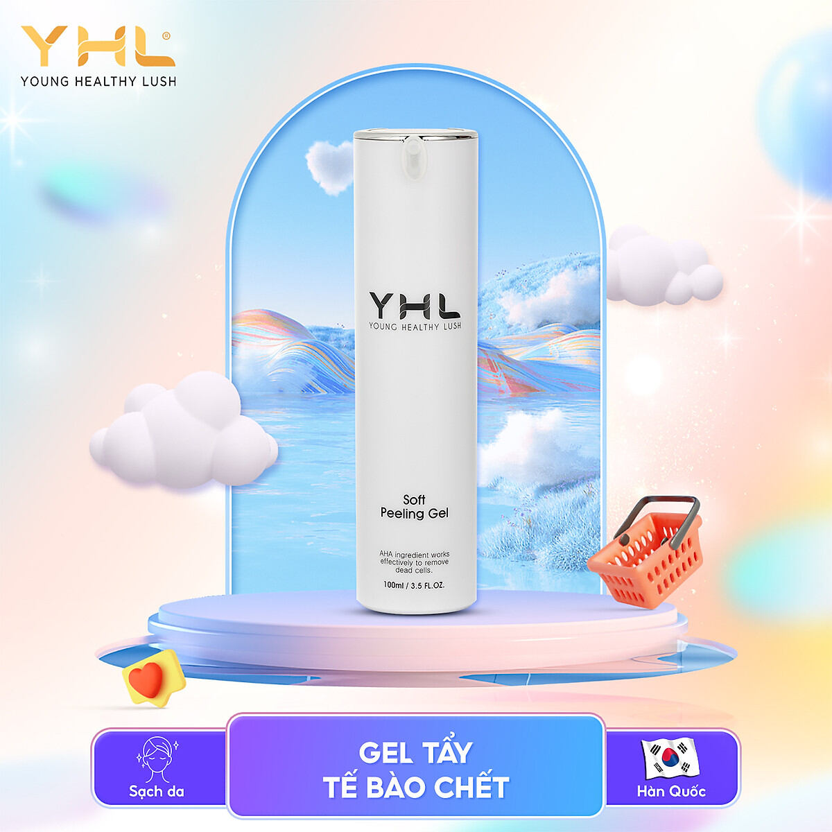 TẨY TẾ BÀO CHẾT YHL[ CHÍNH HÃNG SX HÀN QUỐC]