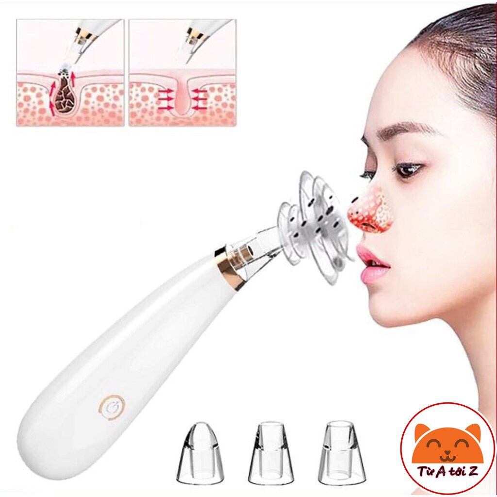 Combo máy xông mặt mini + máy hút mụn mini cầm tay