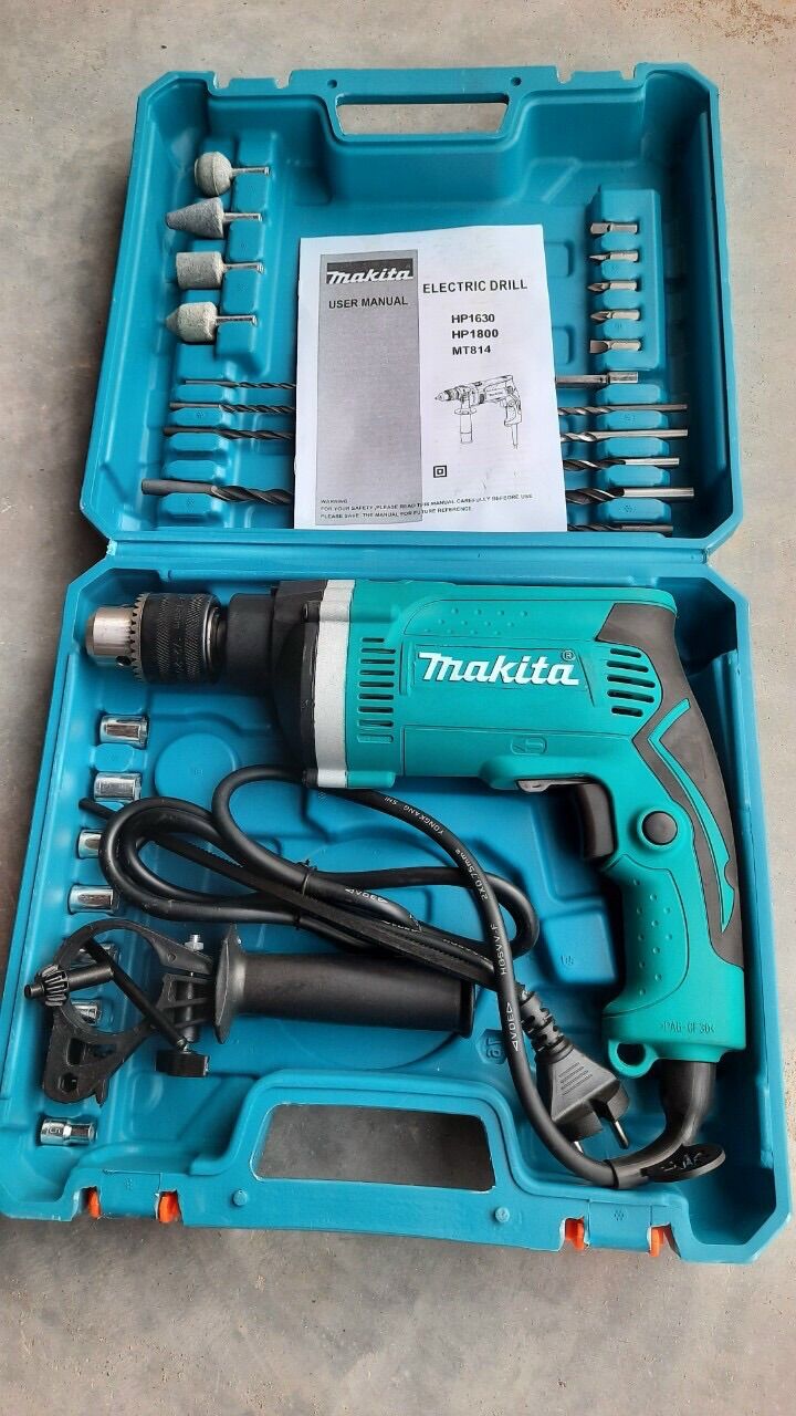 Điện máy thành công - tổng kho bán buôn bán lẻ máy khoan bê tông makita 13mm - hp 1630 - khoan tường - gỗ - kim loại - đầu