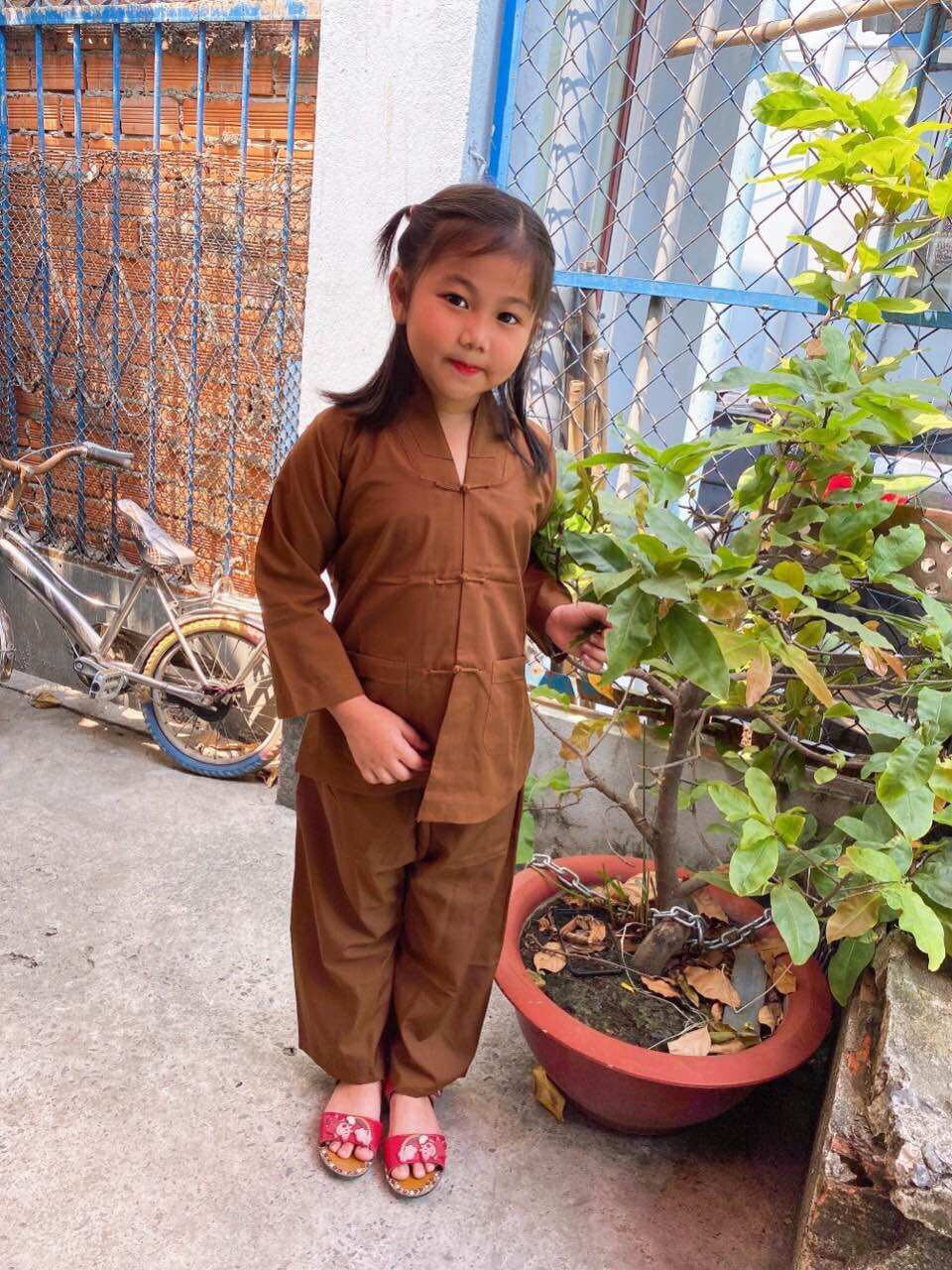 Đồ Lam Đi Chùa Cho Bé # La Hán # Đồ Bộ