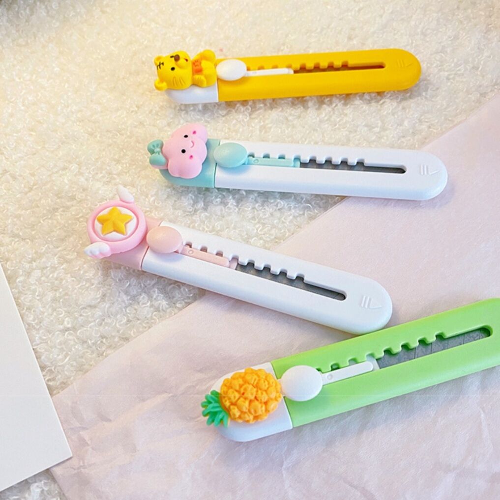 Dao Rọc Giấy Mini Gắn Icon Dễ Thương Bear.House