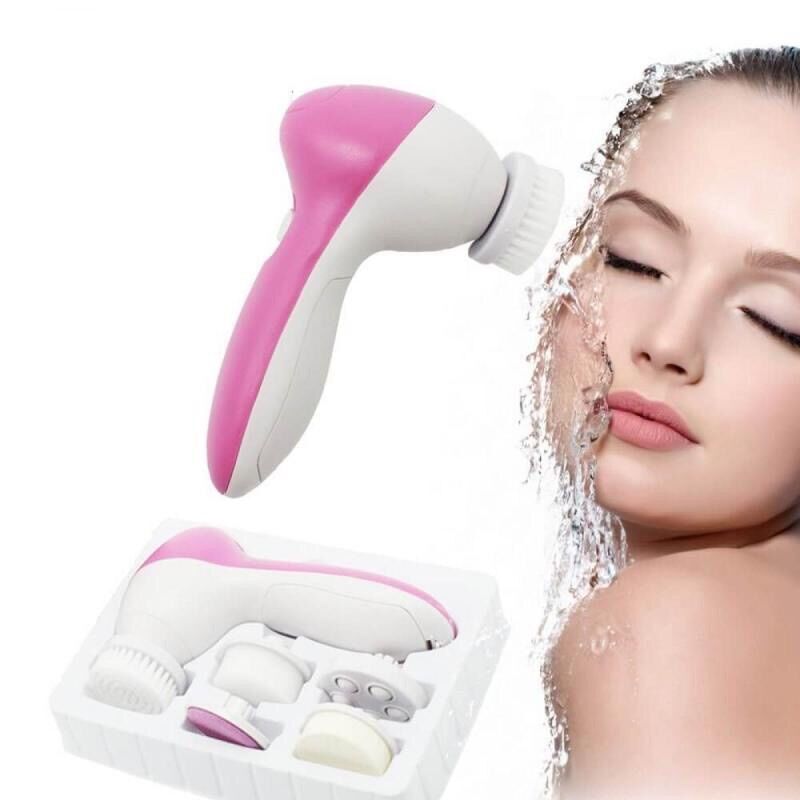 Máy rửa mặt và massage 5in1 siêu tiện lợi an toàn