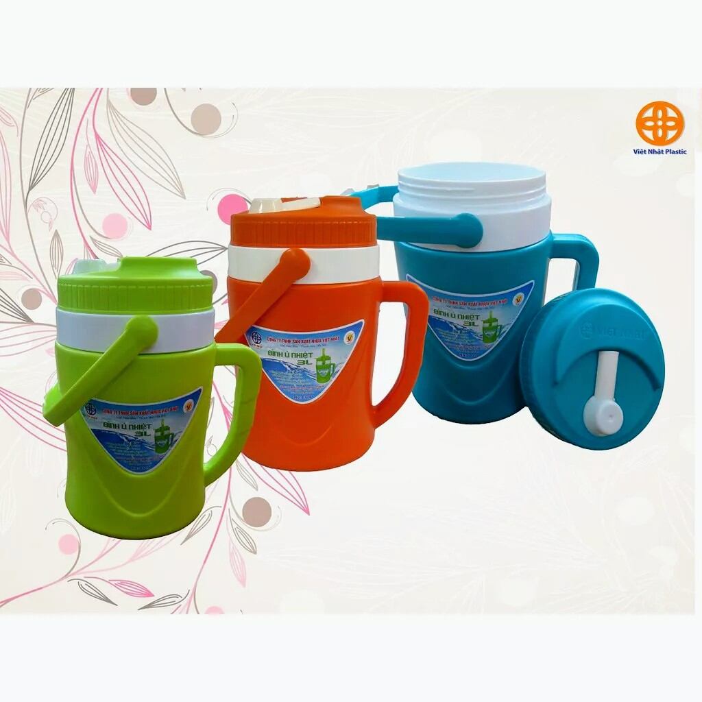 Phích đá ủ nhiệt 2 lít ,3 lít, 3,8 lít hãng nhựa việt nhật