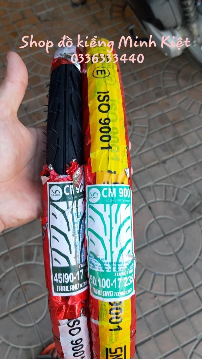 Cặp vỏ Camel gai Dunlop size trước 45/90 sau 50/100-17