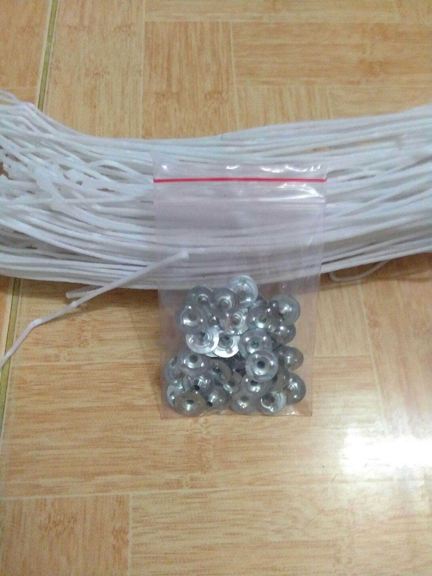 4m Tim nhúng sáp+50 đế làm đèn cầy ly