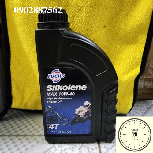 Dầu nhớt xe máy fuchs silkolene max 10w40 1l