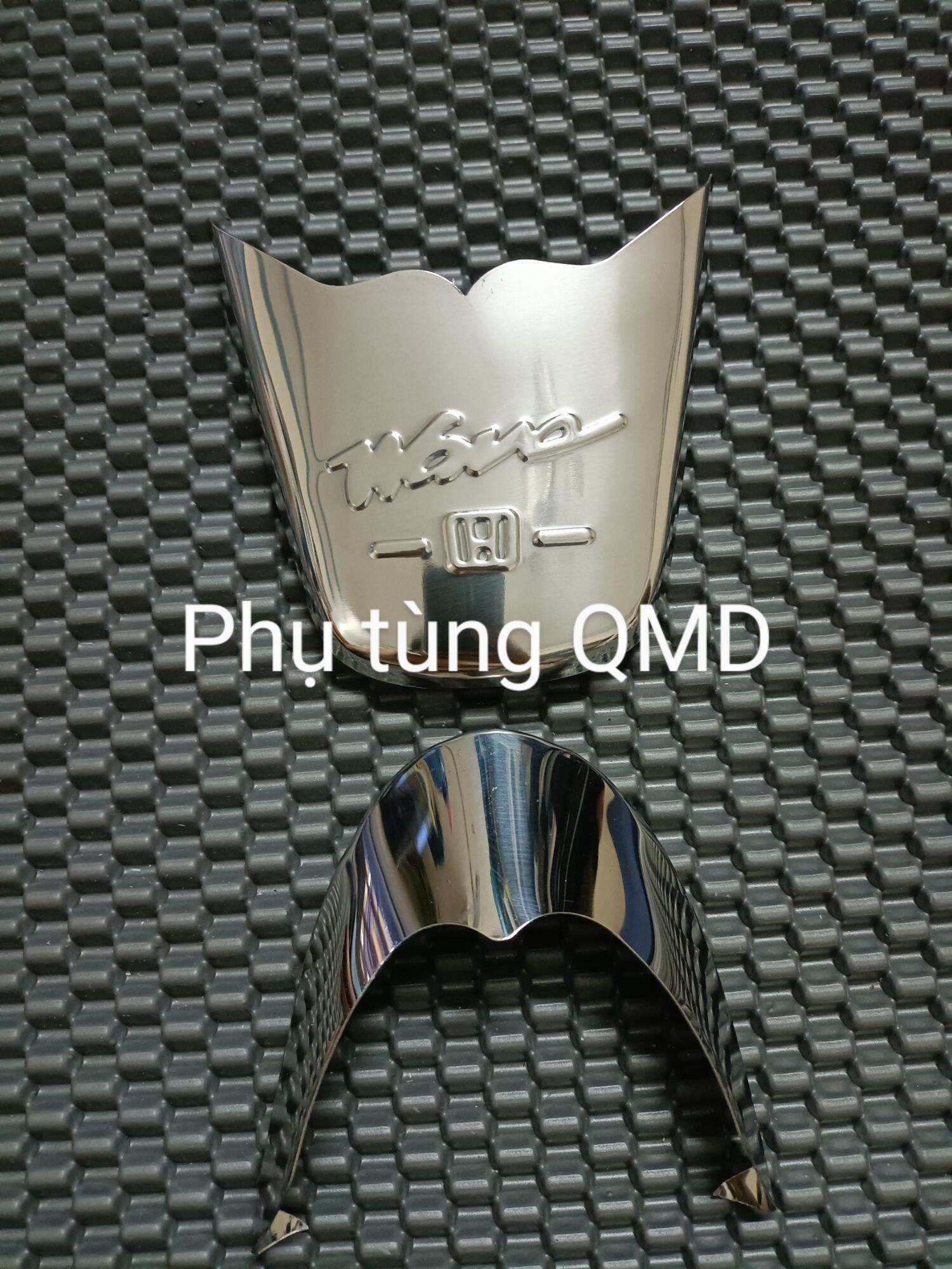 Ốp mỏ dè trước sau xe wave rsx,wa100 2008-16 inox