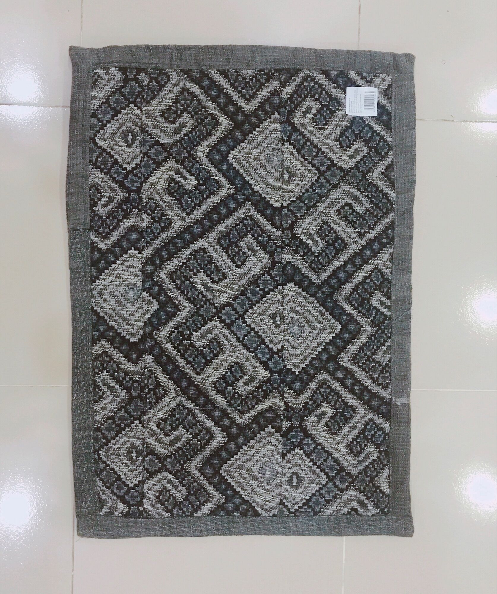 Thảm vải Thổ cẩm chùi chân 37x54 cm