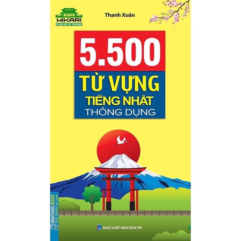 Sách .__. 5.500 từ vựng tiếng nhật thông dụng