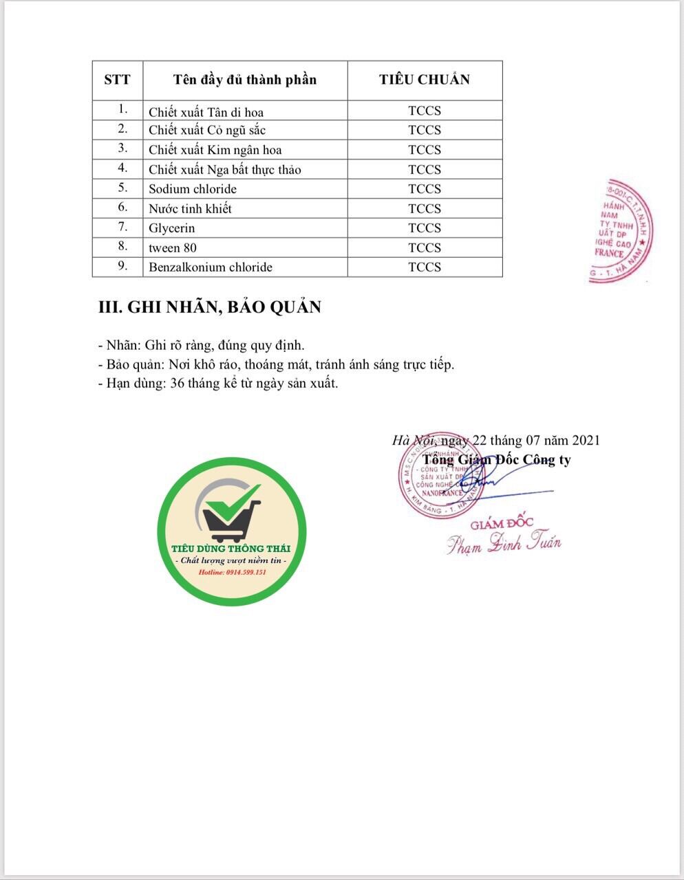 XỊT XOANG BALI 15ML