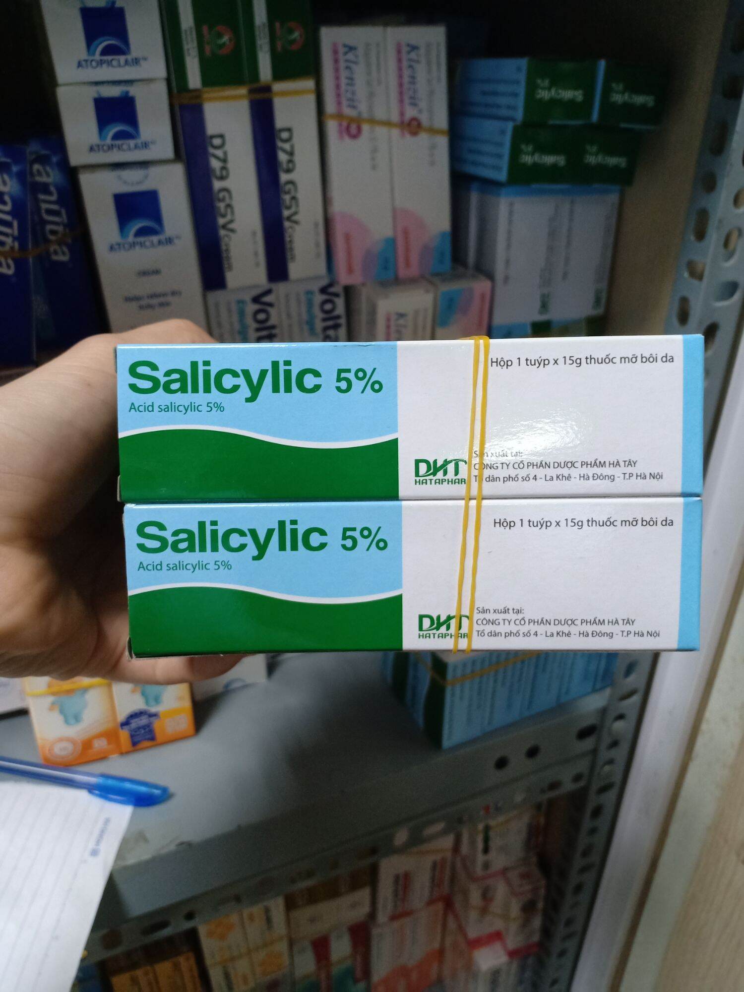 Kem bôi Salicylic 5% giúp làm mềm da,bạt sừng