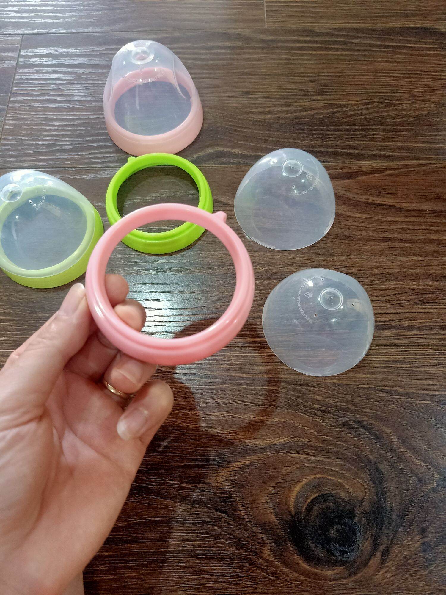 Nắp và cổ bình sữa comotomo đủ size màu