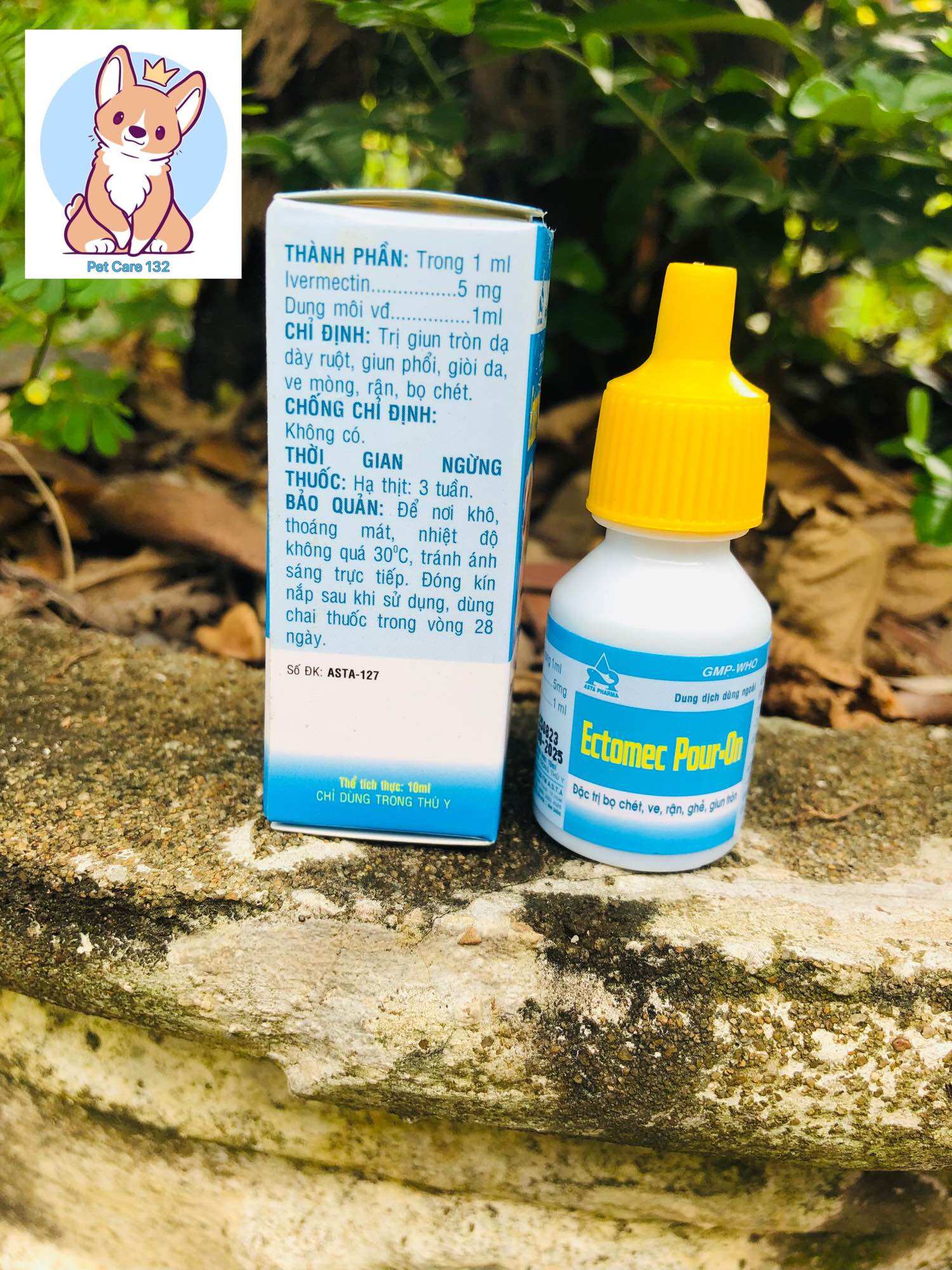 Nhỏ ve cho chó mèo Ectomec 10ml