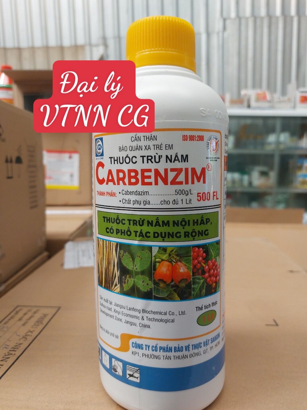 Thuốc trừ nấm carbenzim 500 fl 1 chai 900ml