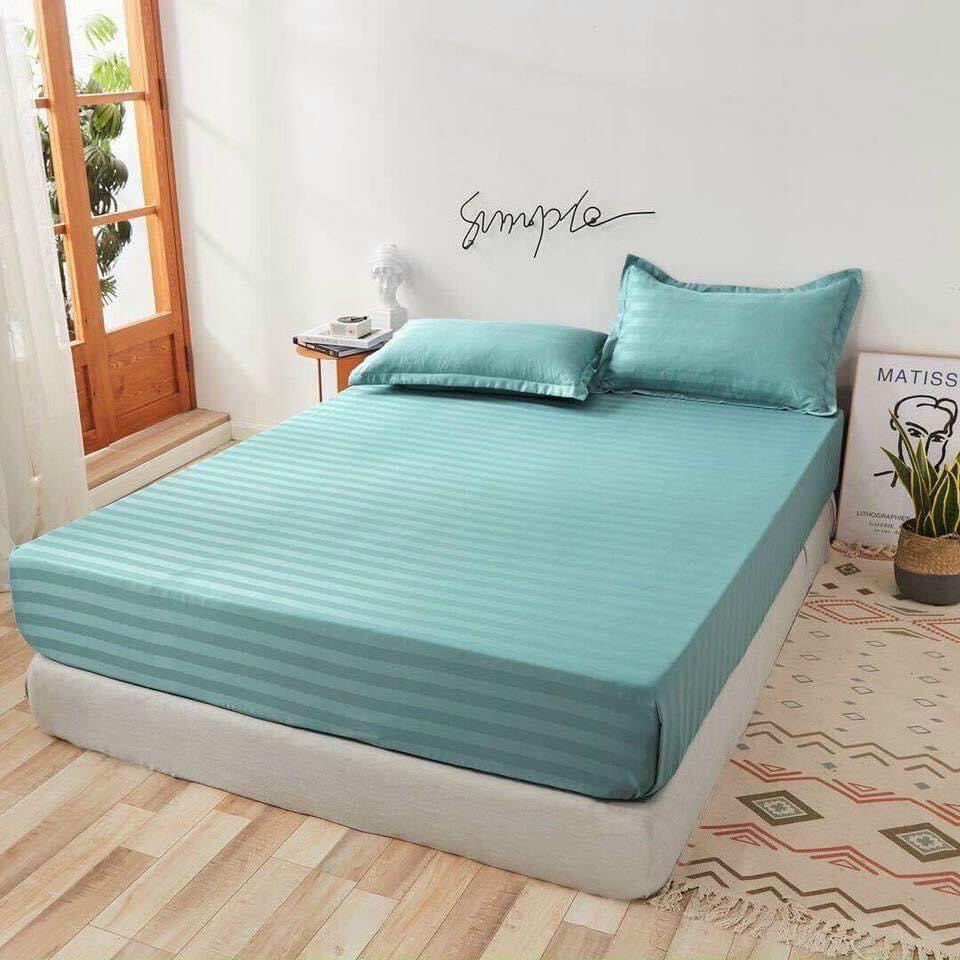Bộ ga gối cotton 3f nhập khẩu