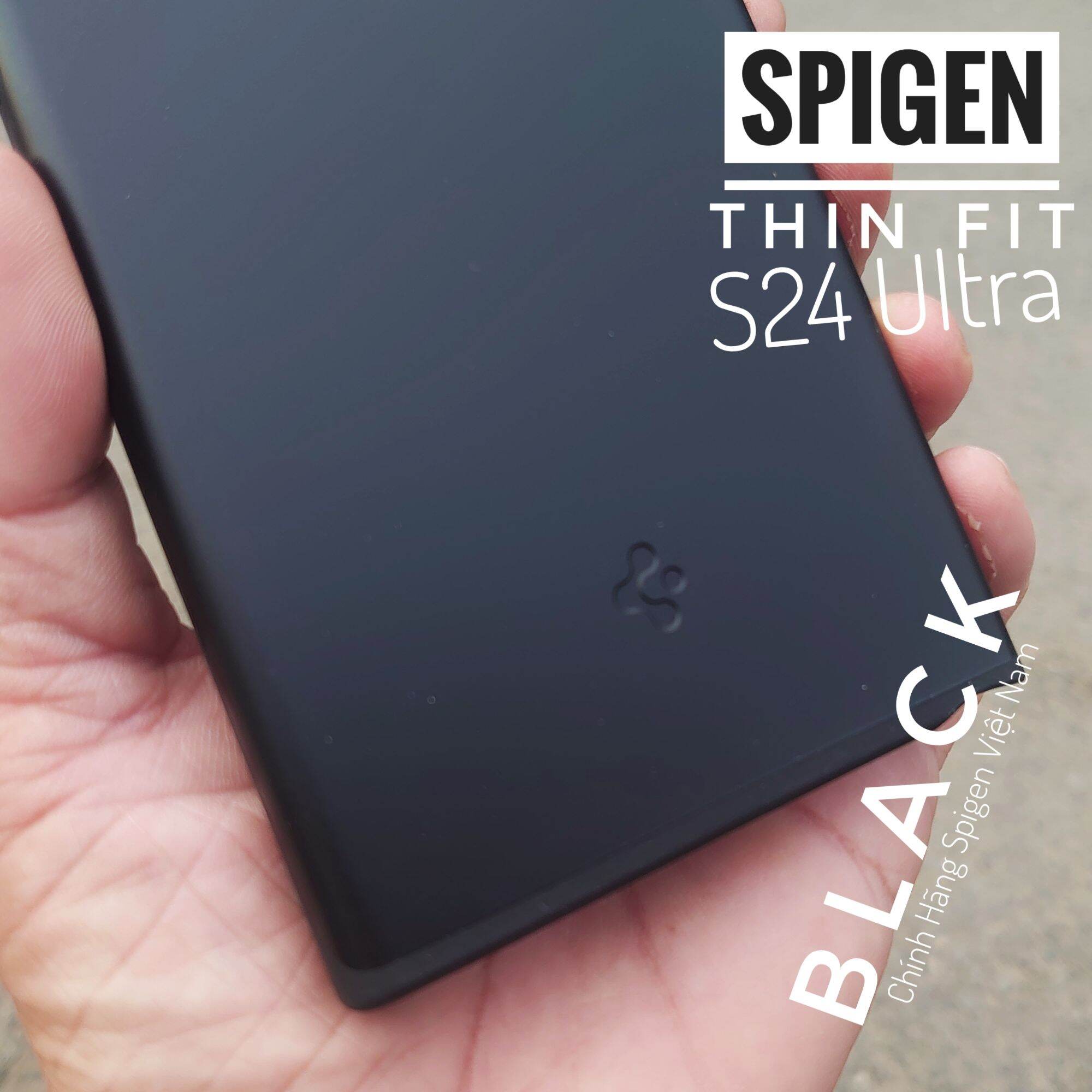 Ốp Lưng Spigen Galaxy S24 Ultra Case Thin Fit - Black