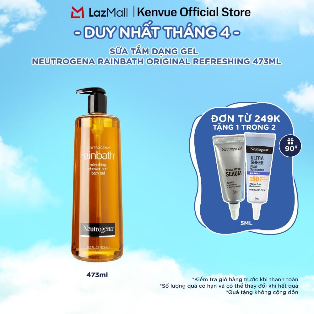 Sữa tắm dạng gel Neutrogena Rainbath Original Refreshing 473ml