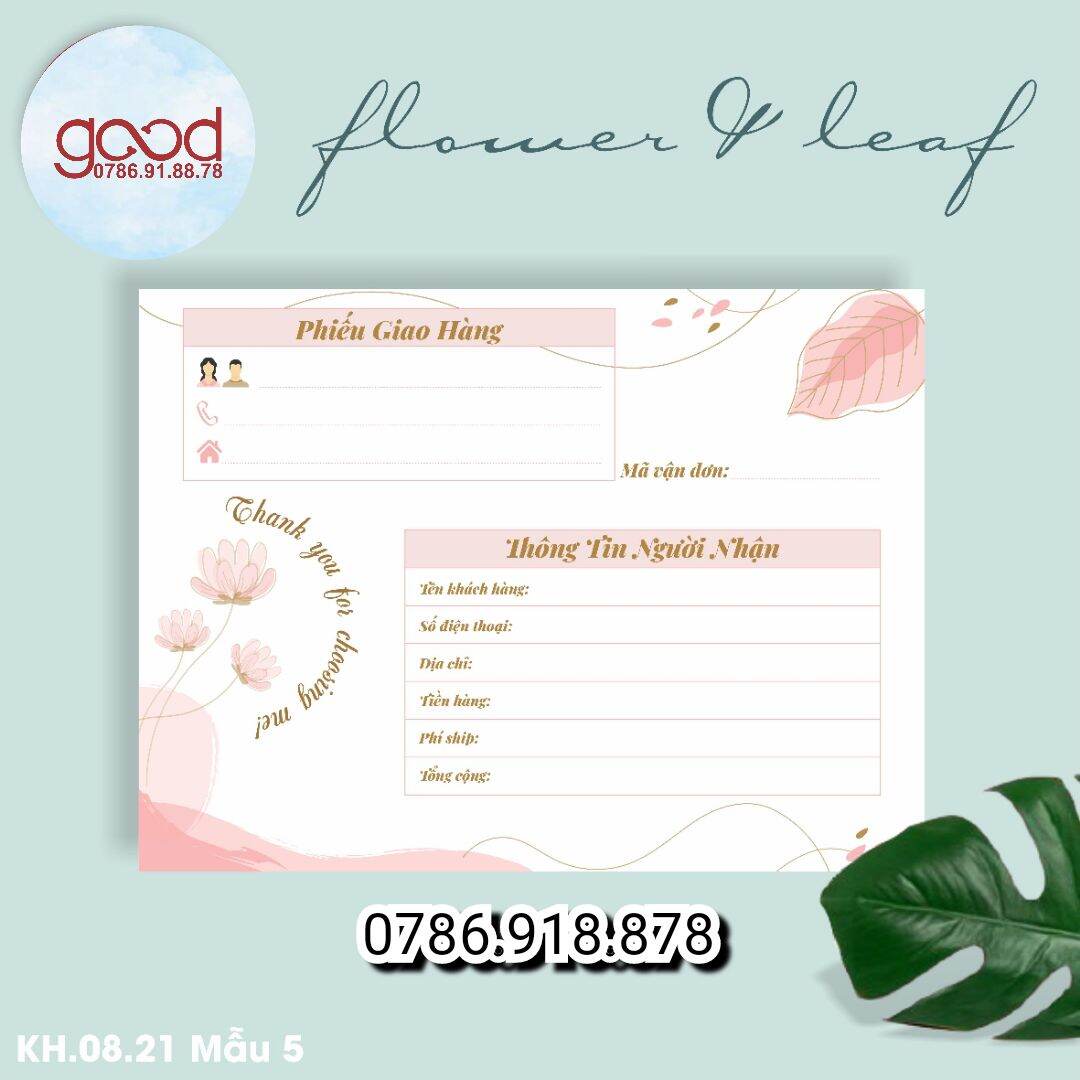 Combo 50 Phiếu Ship xinh xắn