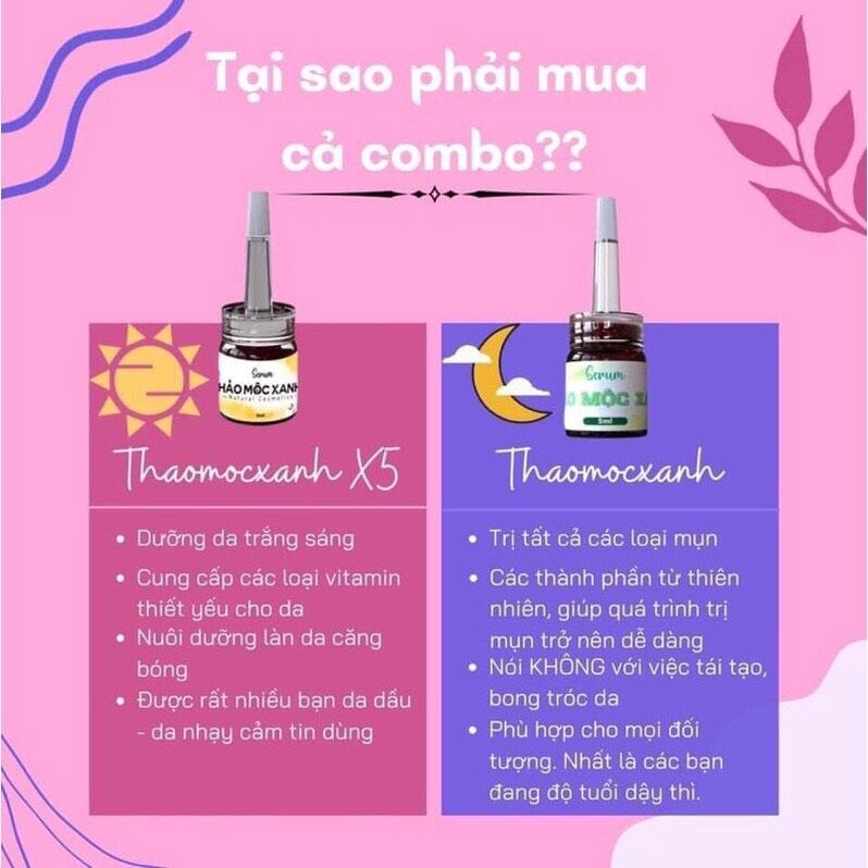 Combo 4 Món Thảo Mộc Xanh