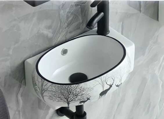 Lavabo treo tường hươu mini