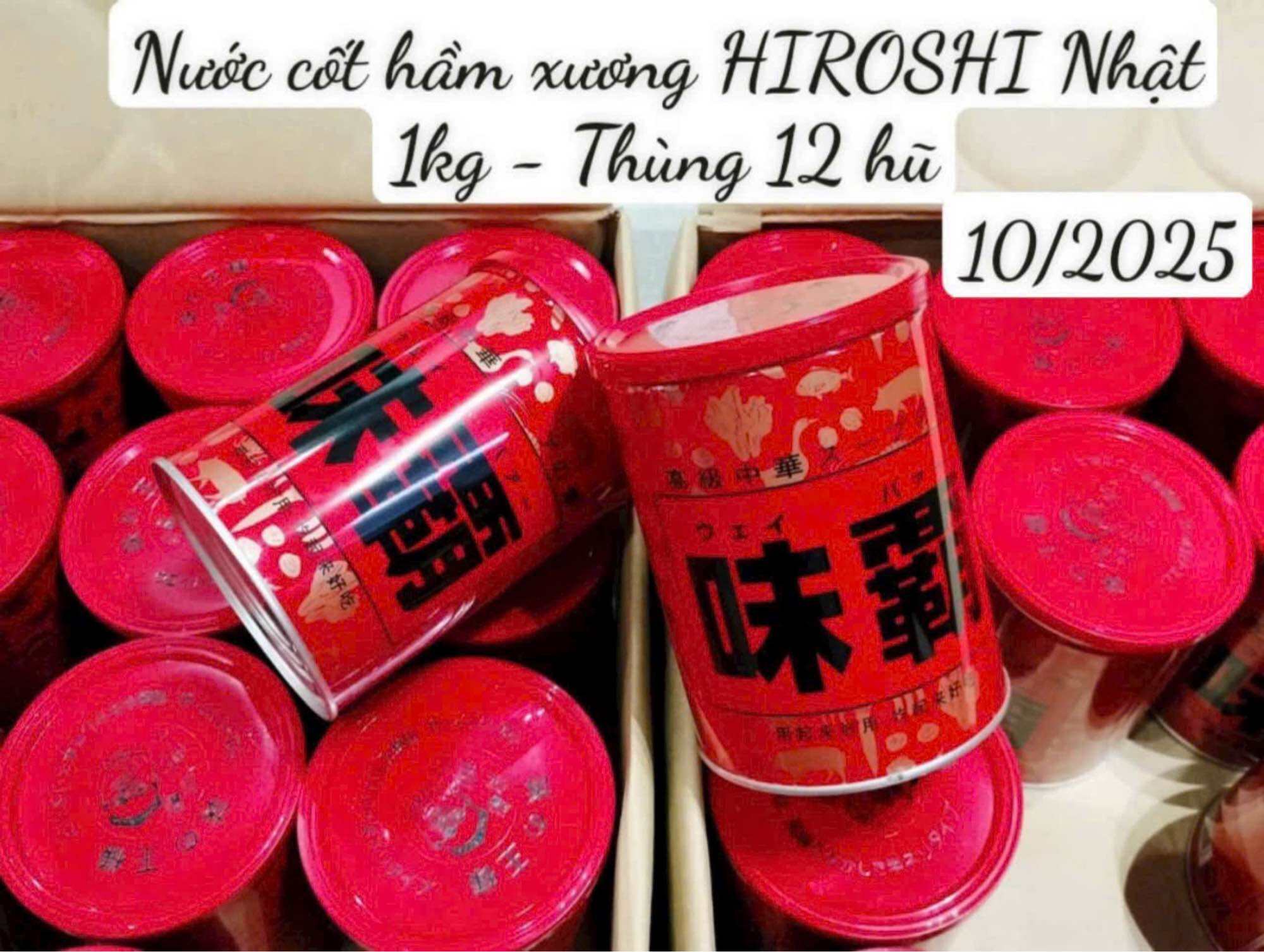 Nước cốt hầm xương Hiroshi  Weiba Nhật