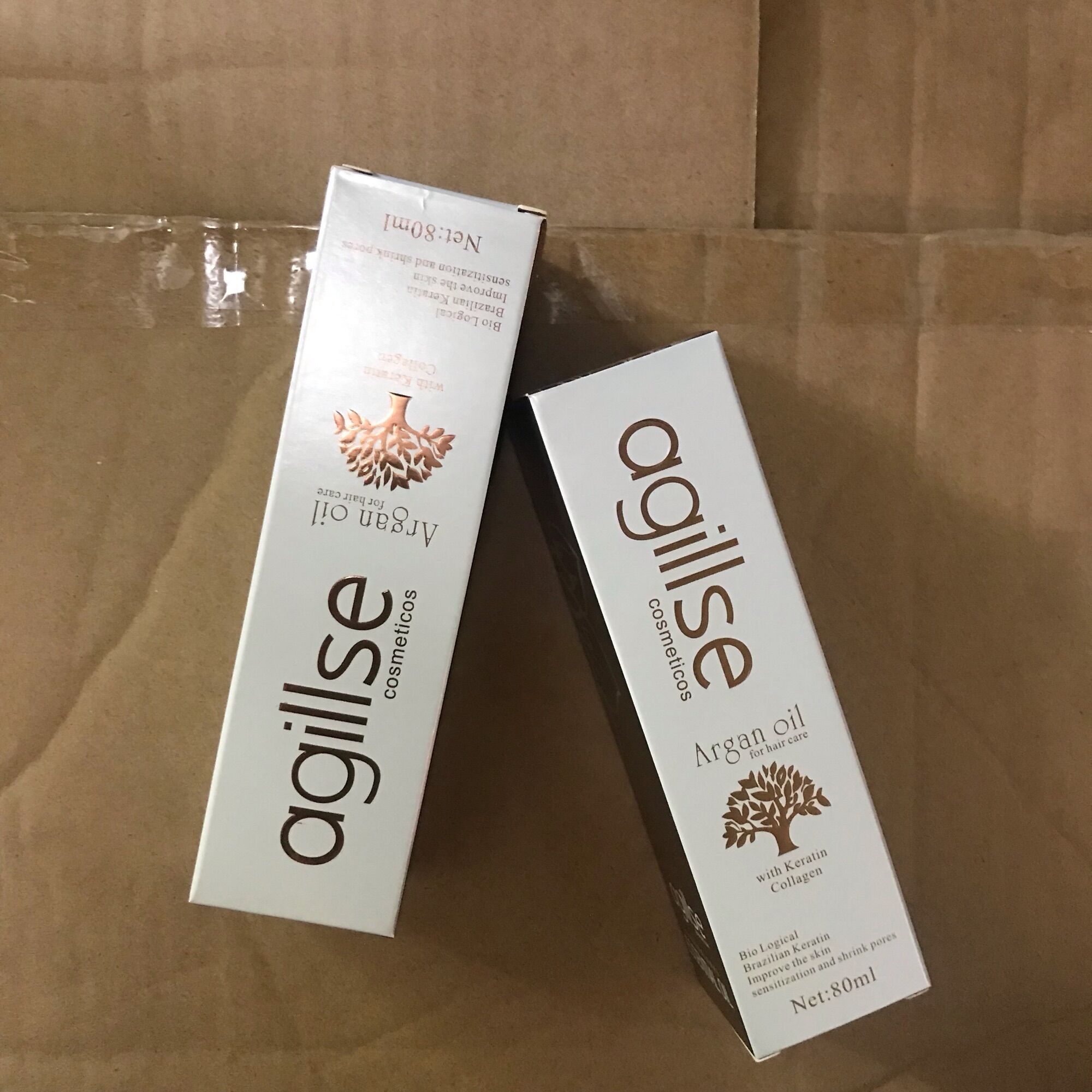 Tinh dầu dưỡng tóc Argan oil AGILLSE 80ML