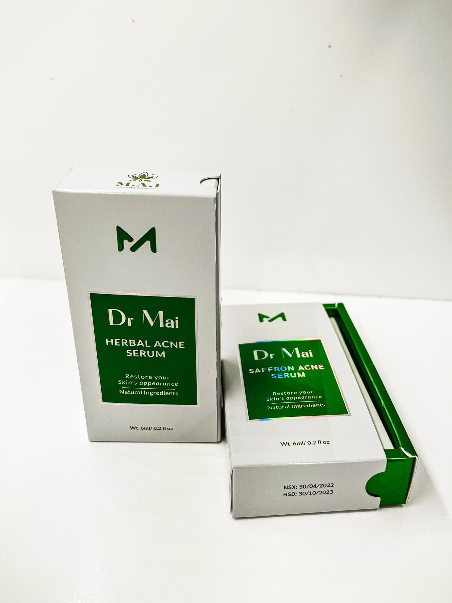[ HÀNG CHÍNH HÃNG ] Combo 2 Lọ Dr Mai Nguyên Chất + Dr Mai Mix Saffron