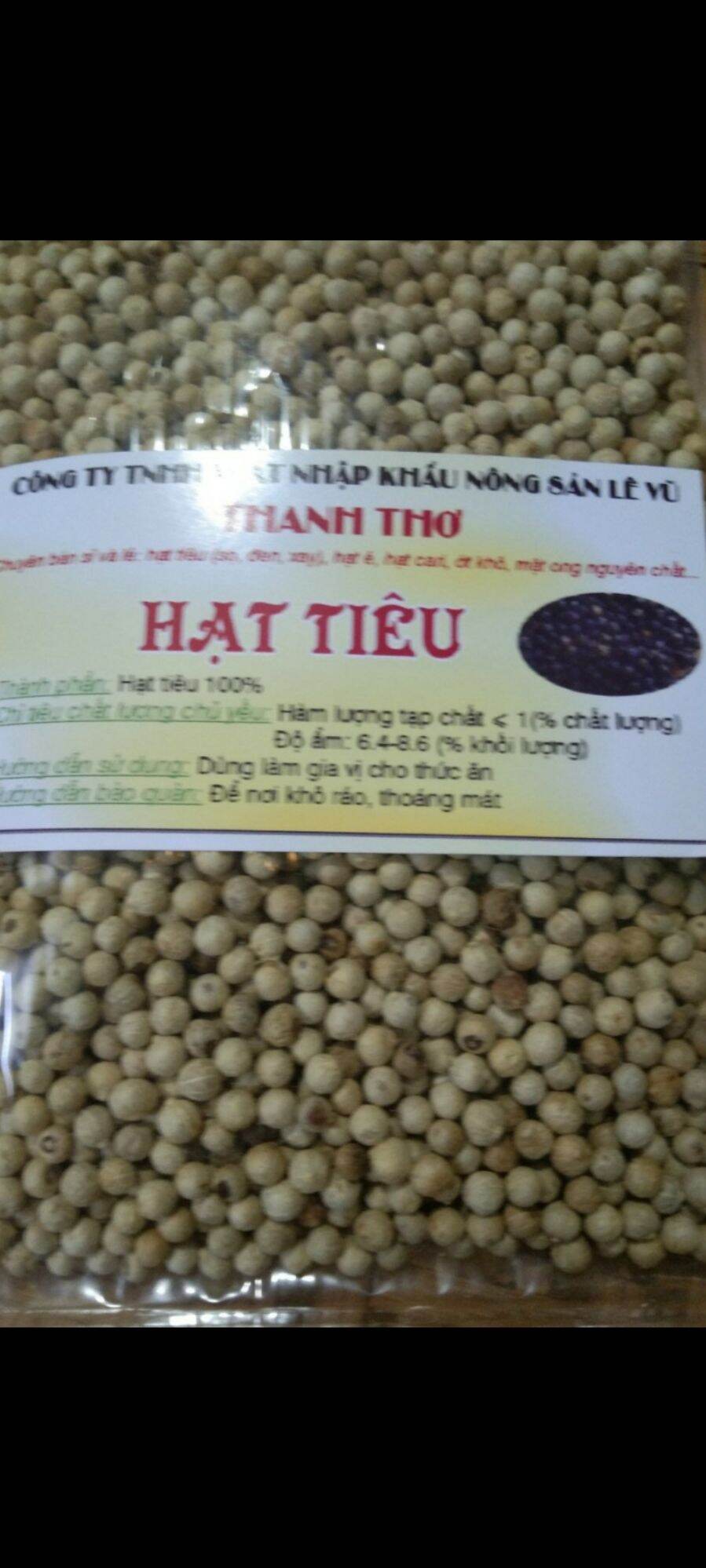 tiêu sọ vàng loại 1