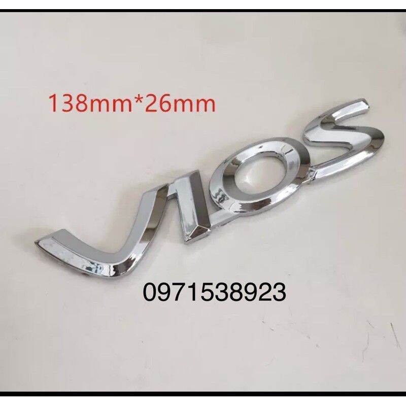 logo chữ VIOS CAMRY YARIS COROLLA HILUX