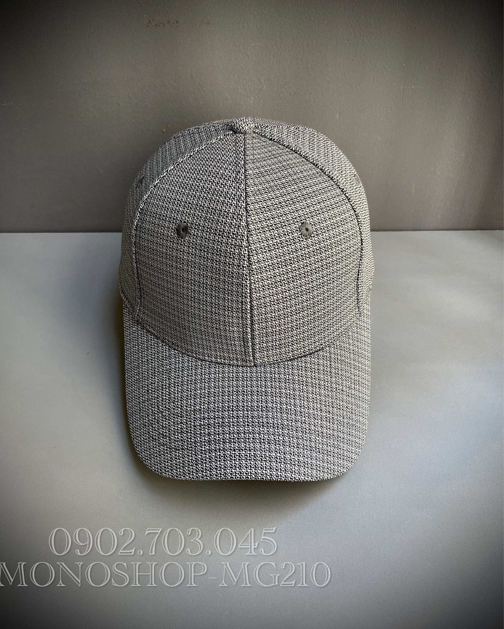 Mũ lưỡi trai trơn basic Monoshop, nón kết trơn unisex dành cho nam nữ MG210