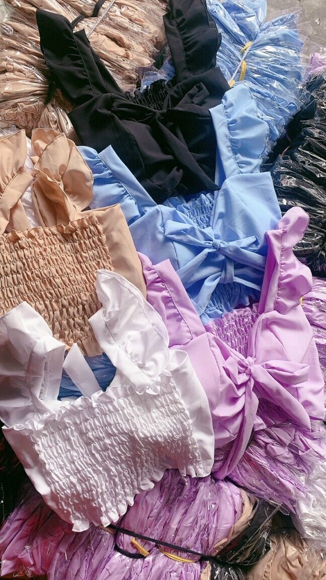 [HOÀN TIỀN 50K + ÁP MÃ GIẢM SÂU 8%] STYLE ÁO CROPTOP ÁO CÁNH TIÊN CÓ MOD NGỰC ĐẸP FROM DƯỚI 50KG