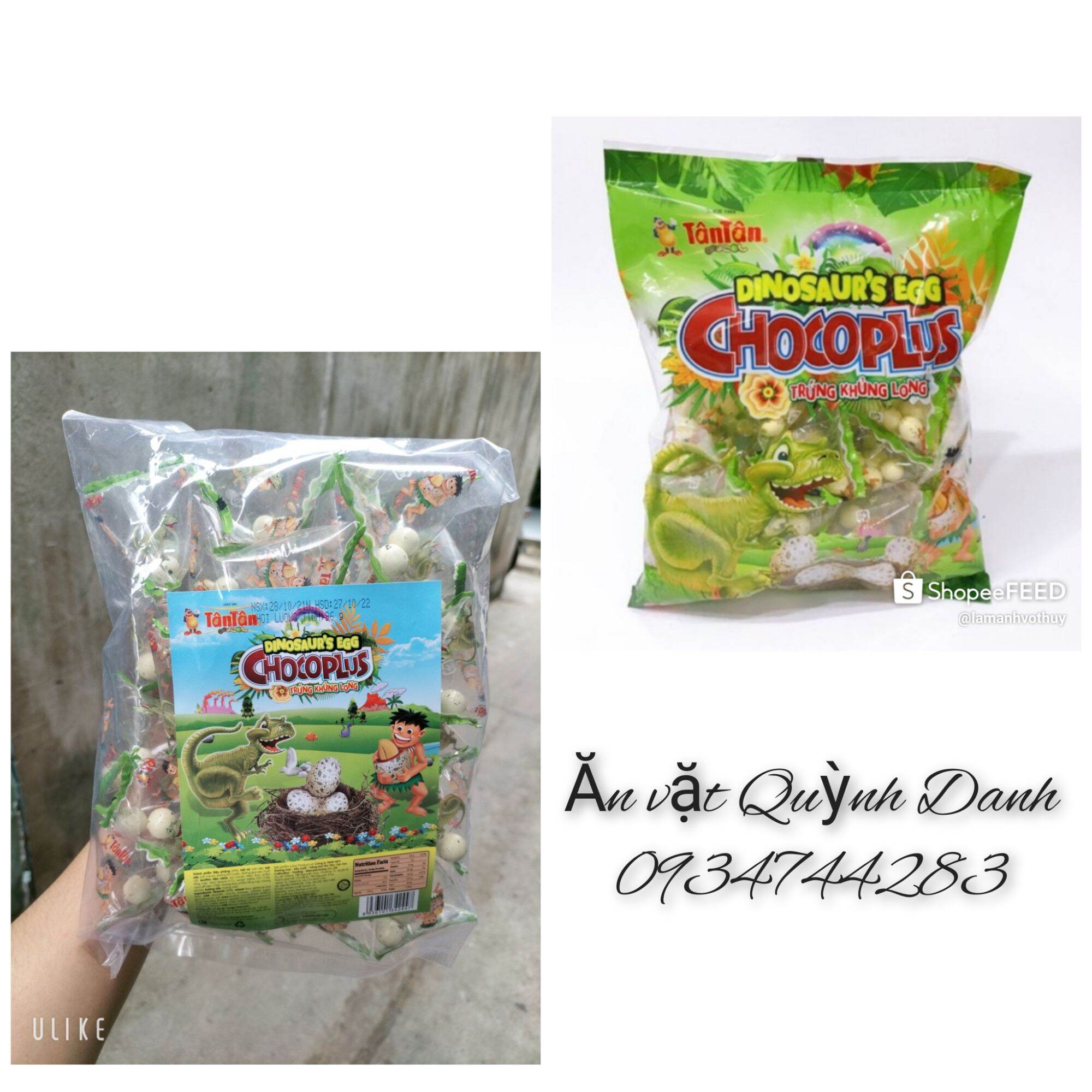 Trứng khủng long chocoplus tân tân