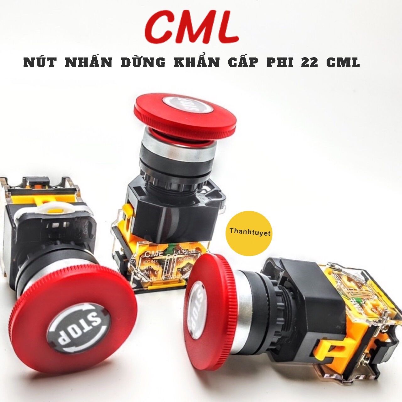 Nút dừng khẩn cấp phi 22 cml